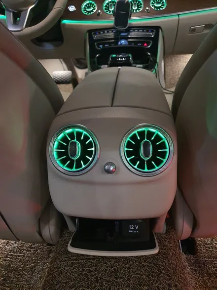 부산 W213 E300 송풍구 엠비언트 1.2열 4D 전동 부메스터 미드레인지 엠비언트 시공후기 / 부산 동래, 양산