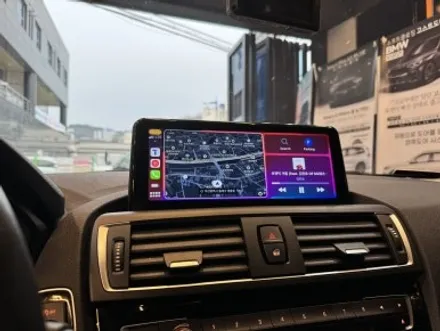 부산 BMW F20 118D 8.8인치 터치 모니터, 무선 애플카플레이 안드로이드 오토, 후방 카메라 시공으로 편리한 운전하기! / 부산 동래, 양산
