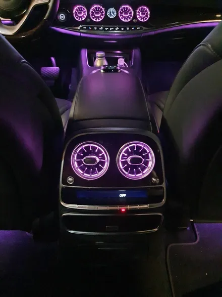 부산 벤츠 송풍구 엠비언트 w222 s560 3d 부메스터 장착 / 부산 동래, 양산