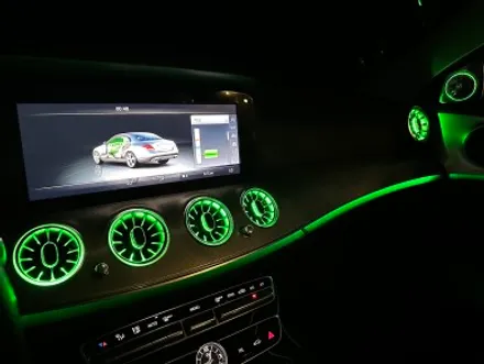 부산 벤츠 W213 e220 e300 송풍구 엠비언트 1,2열 3D 부메스터 트위터로 실내 내부 업그레이드 하기! / 벤츠 / E-클래스 W213 / 부산 동래구