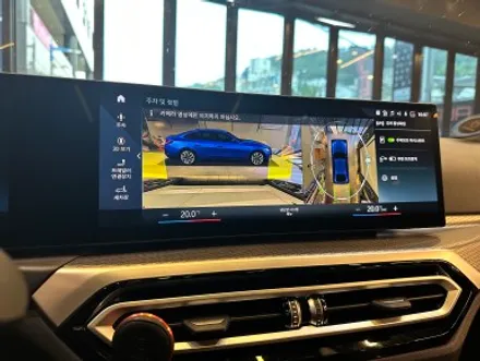 부산 BMW G26 i4 순정 어라운드뷰(서라운드뷰) 크리스탈 기어봉 아이드라이브 스타트/볼륨 버튼 시공으로 차량 업그레이드 하기! / BMW / i4 / 부산 동래구