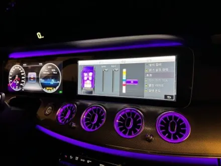 부산 W213 E300 미드레인지 엠비언트 와이드콕핏 디지털 클러스터 시공 후기 :) / 벤츠 / E-클래스 W213 / 부산 동래구