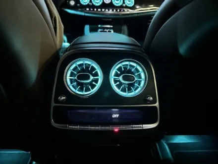 부산 W222 S350 S400 S500 송풍구 엠비언트 1.2열 3D 전동 부메스터 시공으로 내부 분위기 바꾸기! / 부산 동래, 양산