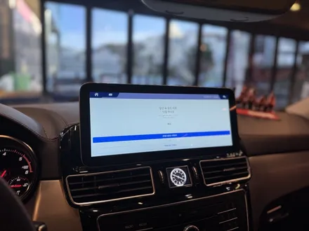 부산벤츠안드로이드올인원 W166 GLE350 12.3인치 카플레이 시공 / 부산 동래, 양산
