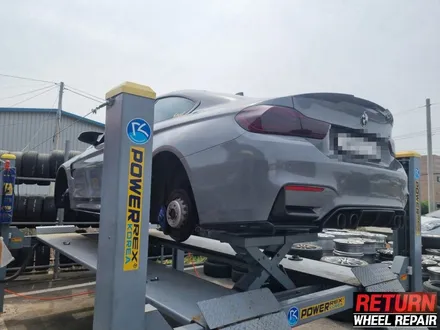 [파주휠복원] BMW m4 골드 휠 복원/레드캘 캘리퍼 도색 / 파주,일산,포천