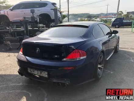 [파주휠복원] BMW m6 형광 휠 복원 / 캘리퍼레드 도장 / 파주,일산,포천