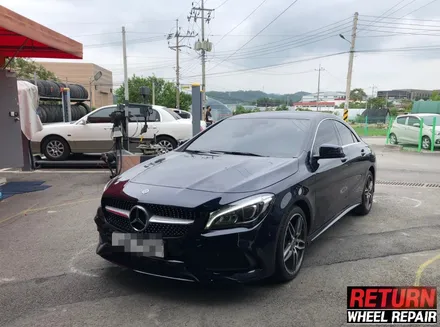 [파주휠복원]벤츠 s220 18인치 블랙유광 휠 복원 / 파주,일산,포천