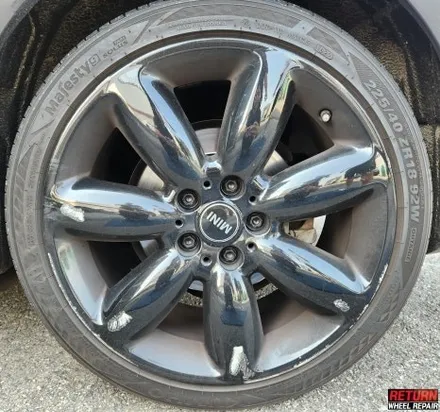 [파주휠복원] bmw 미니 클럽맨 18인치 휠복원 / 파주,일산,포천