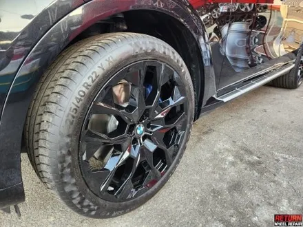 [파주휠복원] bmw x7 22인치 블랙 유광 휠 복원 / 파주,일산,포천