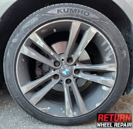 [파주휠복원] BMW 420d 18인치 휠 복원 / 파주,일산,포천