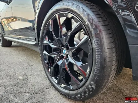 [파주휠복원] bmw x7 22인치 블랙 유광 휠 복원 / 파주,일산,포천