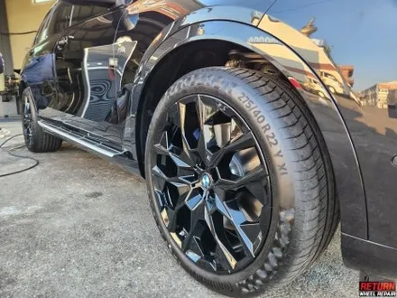 [파주휠복원] bmw x7 22인치 블랙 유광 휠 복원 / 파주,일산,포천
