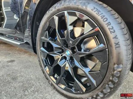 [파주휠복원] bmw x7 22인치 블랙 유광 휠 복원 / 파주,일산,포천