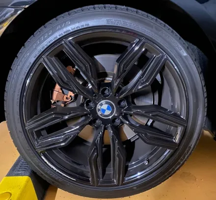 [파주휠복원] BMW7시리즈 블랙유광 휠복원 / 파주,일산,포천