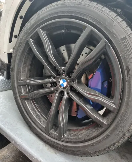 [파주휠복원]BMW X6 블랙유광 휠복원 / 파주,일산,포천