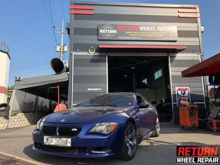[파주휠복원] BMW m6 형광 휠 복원 / 캘리퍼레드 도장 / 파주,일산,포천