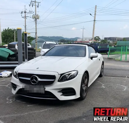 [파주휠복원] 벤츠E220d 19인치 블랙유광 휠 복원 / 파주,일산,포천