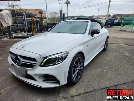 [파주휠복원] 벤츠 c43 amg 18인치 휠 복원&캘리퍼 도색 / 파주,일산,포천