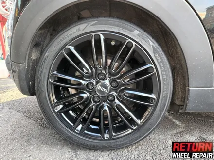 [파주휠복원] bmw 미니쿠페 17인치 블랙유광 휠 복원 / 파주,일산,포천