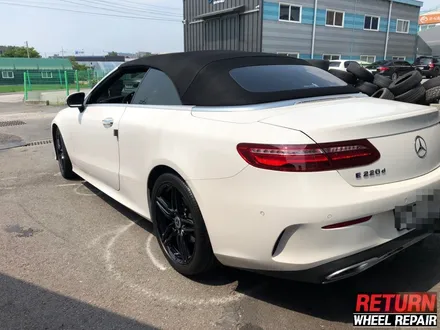 [파주휠복원] 벤츠E220d 19인치 블랙유광 휠 복원 / 파주,일산,포천