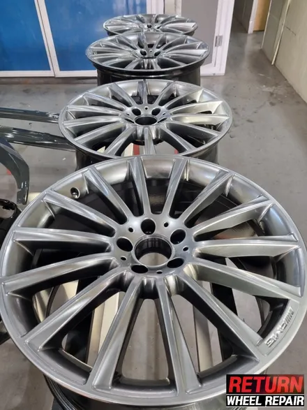 [파주휠복원] 벤츠 s400d 고스트크롬 휠 복원 / 파주,일산,포천