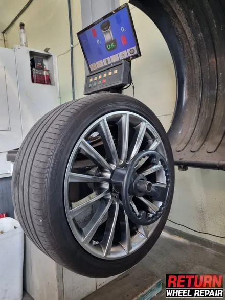 [파주휠복원] 벤츠 s400d 고스트크롬 휠 복원 / 파주,일산,포천
