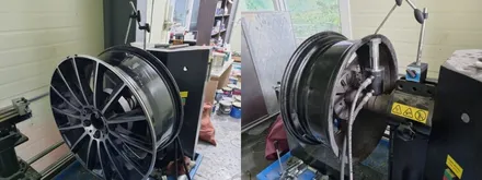 [파주휠복원] 벤츠 S클래스 휠복원,휠수리,굴절수리 / 파주,일산,포천