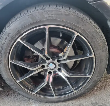 [파주휠복원] BMW520d 블랙유광휠복원&크렉수리 / 파주,일산,포천