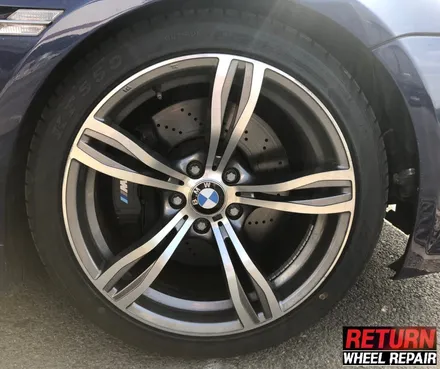 [파주휠복원] BMW m6 형광 휠 복원 / 캘리퍼레드 도장 / 파주,일산,포천