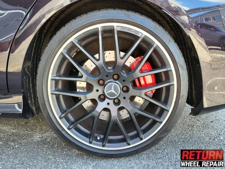 [파주휠복원] 벤츠CLA45 AMG 19인치 블랙유광 휠 복원 / 파주,일산,포천