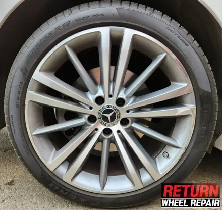 [파주휠복원] 벤츠 cls 400d 19인치 휠 복원 / 파주,일산,포천