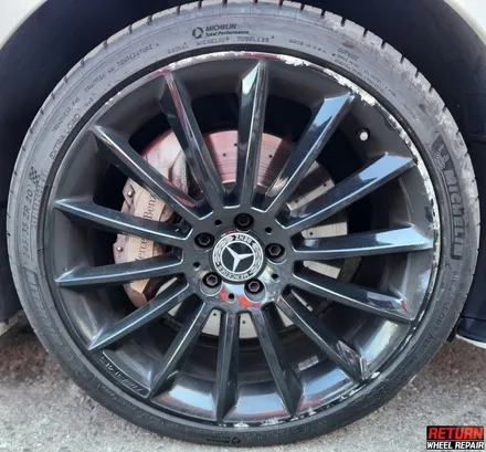 [파주휠복원]  벤츠 CLS 400d 20인치 휠 복원 / 파주,일산,포천