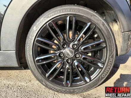 [파주휠복원] bmw 미니쿠페 17인치 블랙유광 휠 복원 / 파주,일산,포천
