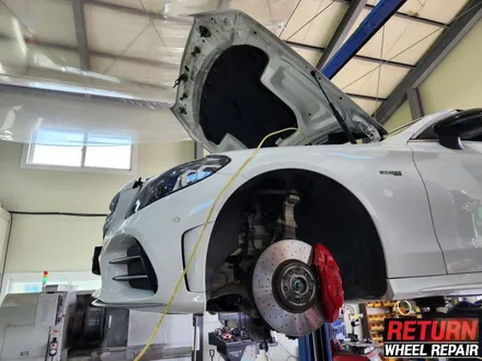 [파주휠복원] 벤츠 c43 amg 18인치 휠 복원&캘리퍼 도색 / 파주,일산,포천
