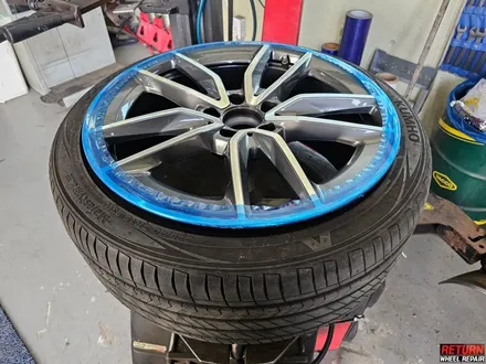 [파주휠복원] 벤츠 c43 amg 18인치 휠 복원&캘리퍼 도색 / 파주,일산,포천
