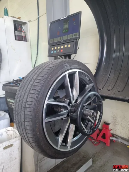 [파주휠복원] 벤츠 c43 amg 18인치 휠 복원&캘리퍼 도색 / 파주,일산,포천