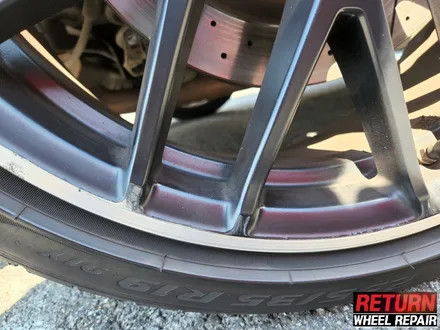 [파주휠복원] 벤츠CLA45 AMG 19인치 블랙유광 휠 복원 / 파주,일산,포천