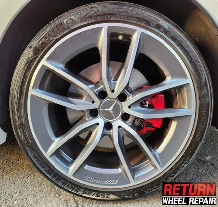 [파주휠복원] 벤츠 c43 amg 18인치 휠 복원&캘리퍼 도색 / 파주,일산,포천