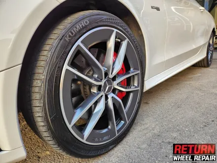 [파주휠복원] 벤츠 c43 amg 18인치 휠 복원&캘리퍼 도색 / 파주,일산,포천