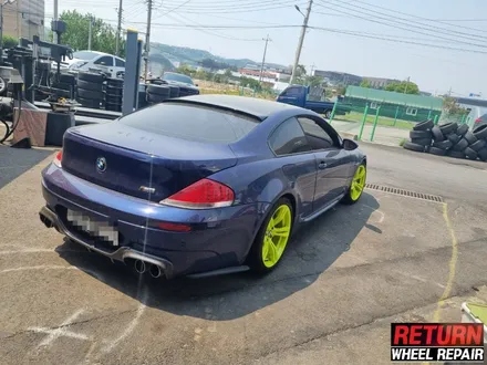 [파주휠복원] BMW m6 형광 휠 복원 / 캘리퍼레드 도장 / 파주,일산,포천