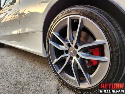 [파주휠복원] 벤츠 c43 amg 18인치 휠 복원&캘리퍼 도색 / 파주,일산,포천