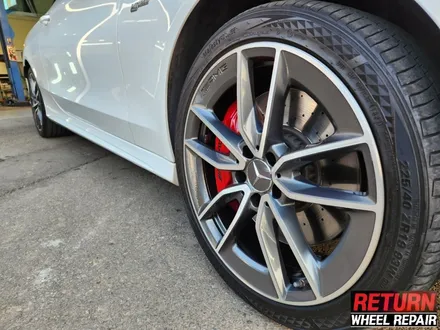 [파주휠복원] 벤츠 c43 amg 18인치 휠 복원&캘리퍼 도색 / 파주,일산,포천