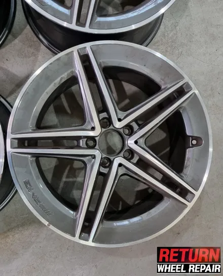 [파주휠복원] 벤츠A45AMG 블랙유광 분체도장 휠 복원 / 파주,일산,포천