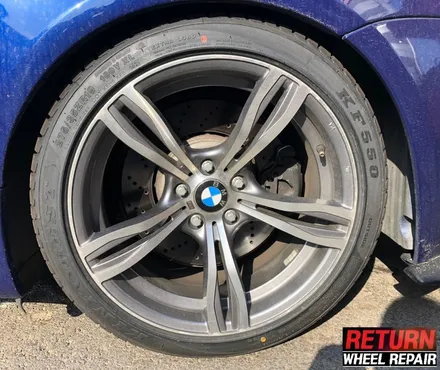 [파주휠복원] BMW m6 형광 휠 복원 / 캘리퍼레드 도장 / 파주,일산,포천