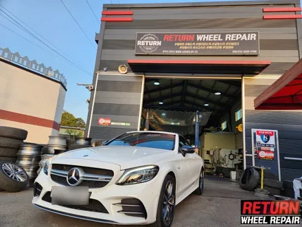 [파주휠복원] 벤츠 c43 amg 18인치 휠 복원&캘리퍼 도색 / 파주,일산,포천