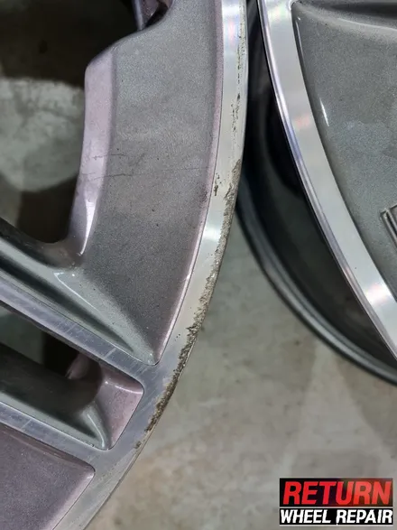 [파주휠복원] 벤츠A45AMG 블랙유광 분체도장 휠 복원 / 파주,일산,포천
