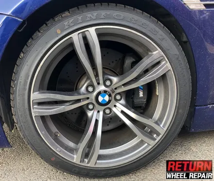 [파주휠복원] BMW m6 형광 휠 복원 / 캘리퍼레드 도장 / 파주,일산,포천