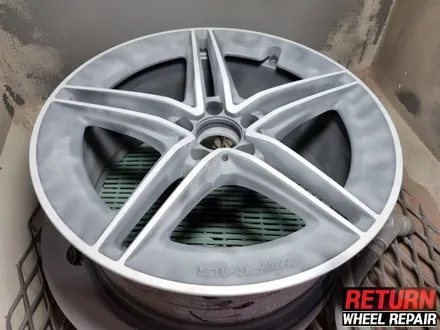[파주휠복원] 벤츠A45AMG 블랙유광 분체도장 휠 복원 / 파주,일산,포천