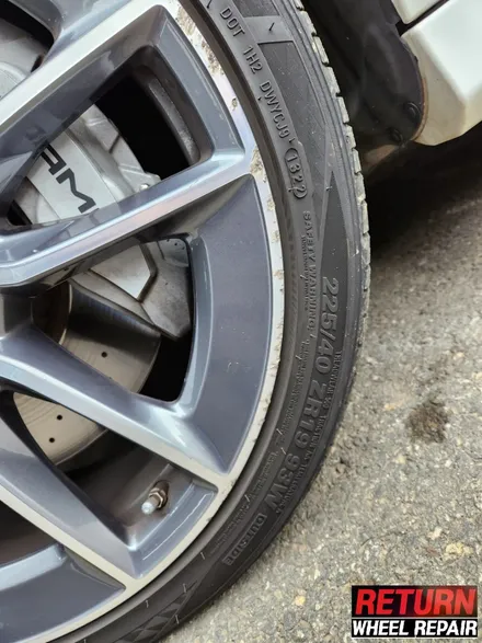 [파주휠복원] 벤츠 c43 amg 18인치 휠 복원&캘리퍼 도색 / 파주,일산,포천