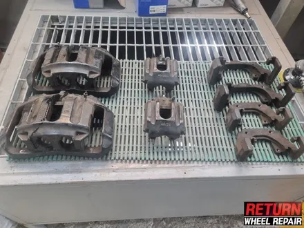 [파주휠복원] BMW m6 형광 휠 복원 / 캘리퍼레드 도장 / 파주,일산,포천
